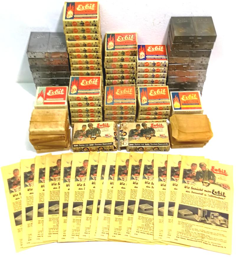 German Wehrmacht Esbit Kocher Mod. 9 Fuel Tablets Box Variation 2.