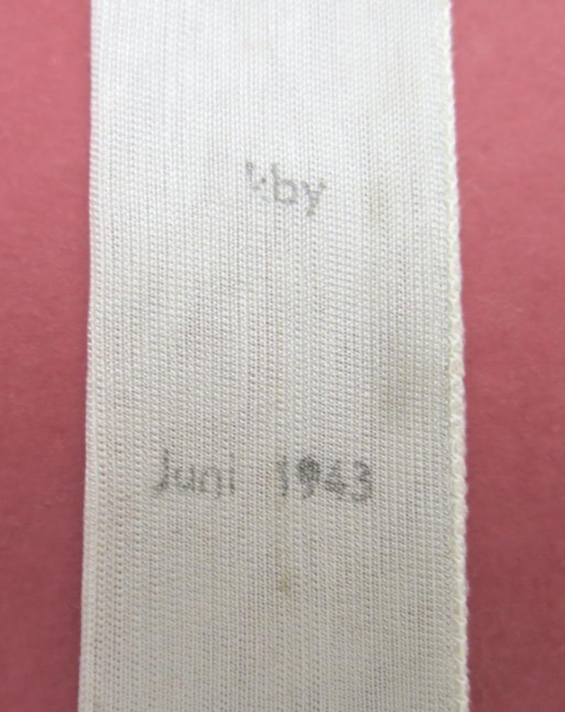 German Wehrmacht 2 cm FLAK Empty Powder Sack kby Juni 1943.