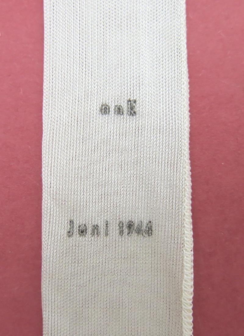 German Wehrmacht 2 cm FLAK Empty Powder Sack nnk Juni 1944.