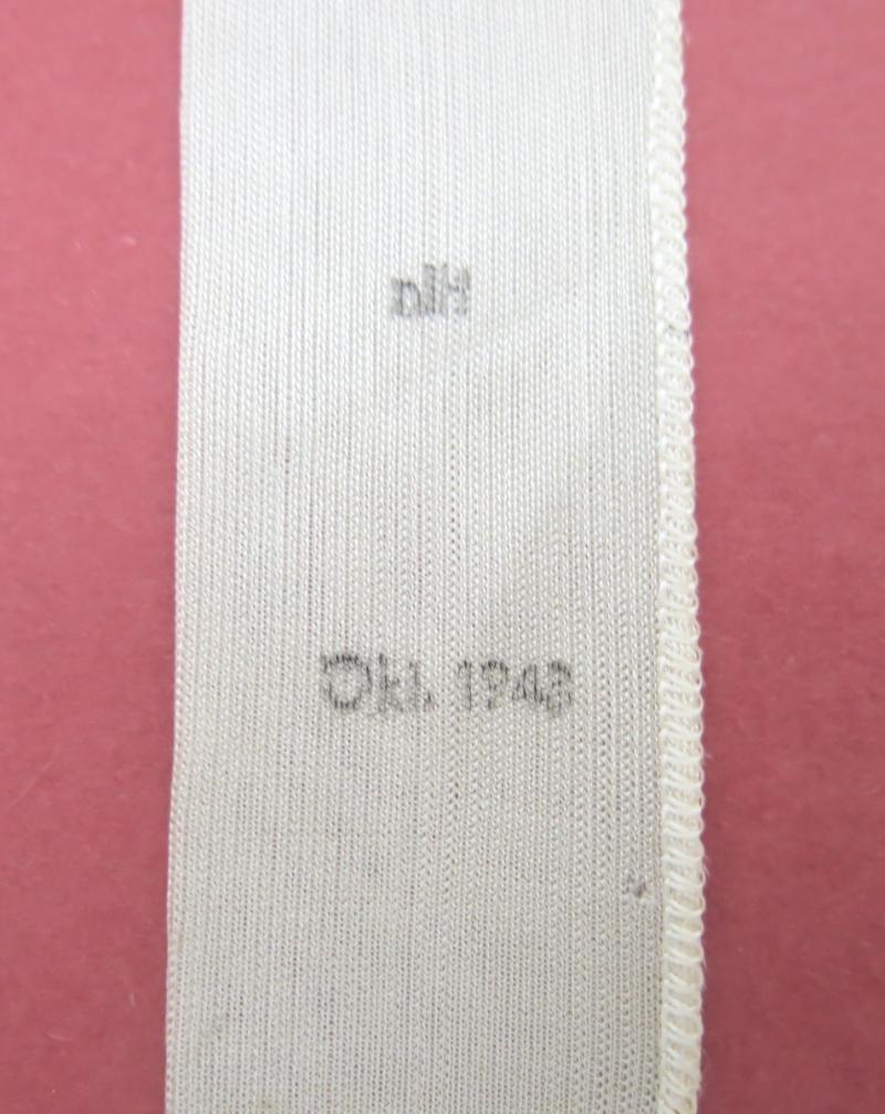 German Wehrmacht 2 cm FLAK Empty Powder Sack nlh Okt. 1943.