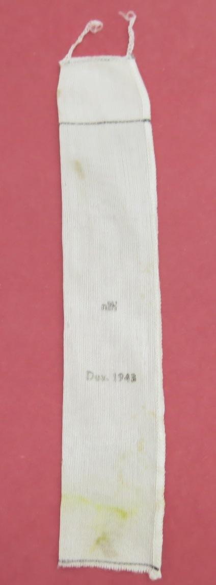 German Wehrmacht 2 cm FLAK Empty Powder Sack nlh Dez. 1943.