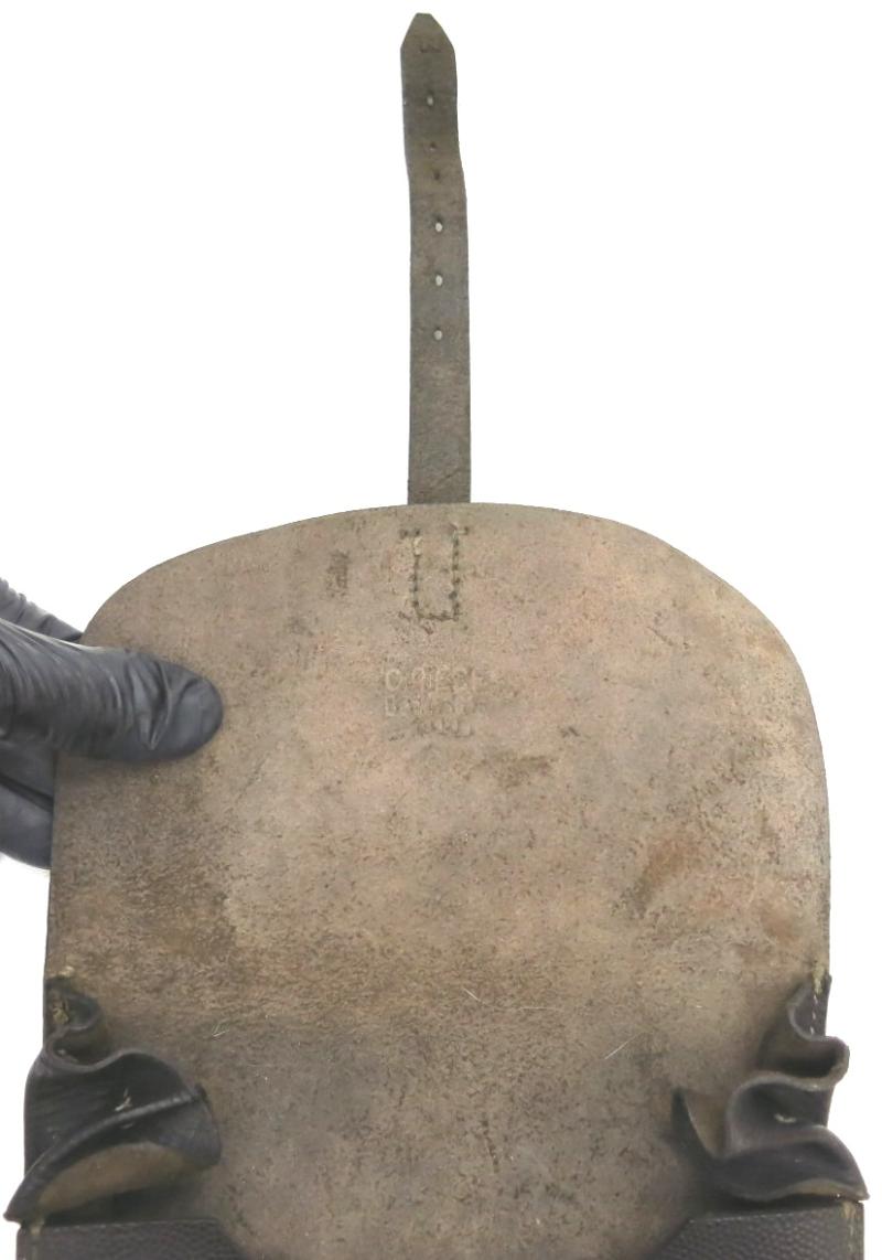 German Wehrmacht/Luftwaffe Dark Brown Meldekartentasche M35 Map Case C. RIESE Berlin SO 16 1940 Dated Nearly Mint.