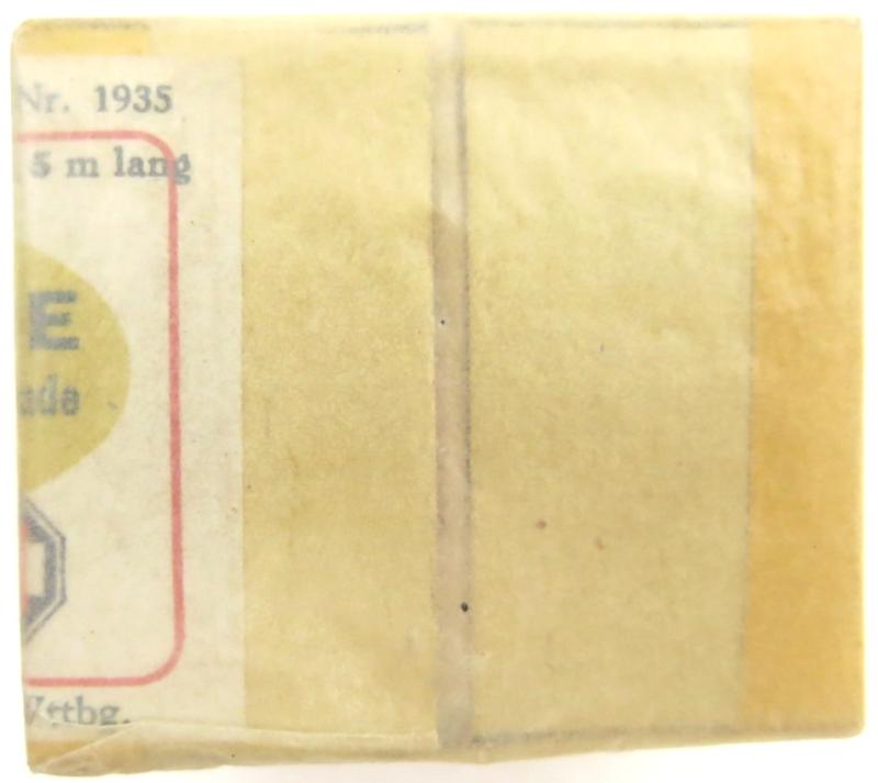 German Civilian Pre War And Wartime Era Paul Hartmann 1 Stück Mull-Binden 2 cm x 5 m In Unopened Box.