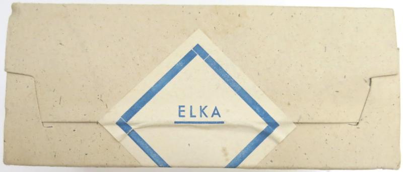 German Civilian Pre War And Wartime Era Elka 10 Stück Mullbinden 8 cm x 4 m Complete Box.