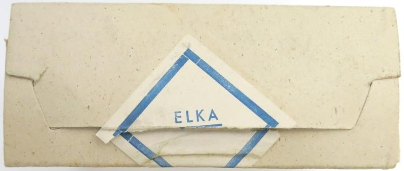 German Civilian Pre War And Wartime Era Elka 10 Stück Mullbinden 8 cm x 4 m Complete Box.