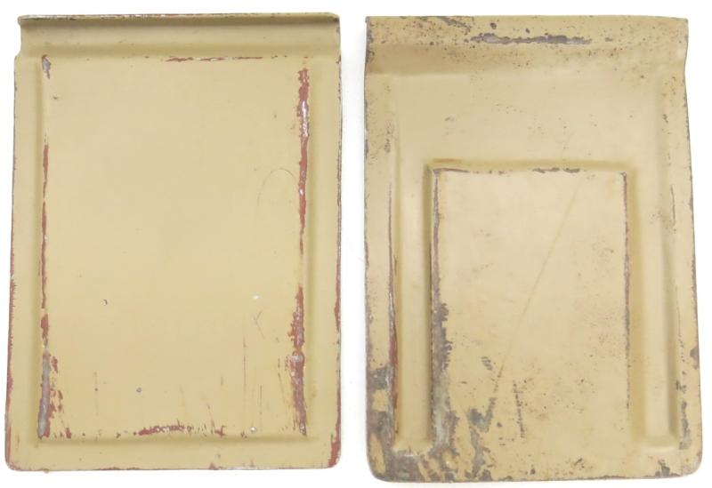 German Wehrmacht Karbid Lamp Einheitslaterne Stahl Last Ditch In Red Primer Complete Set ltf.