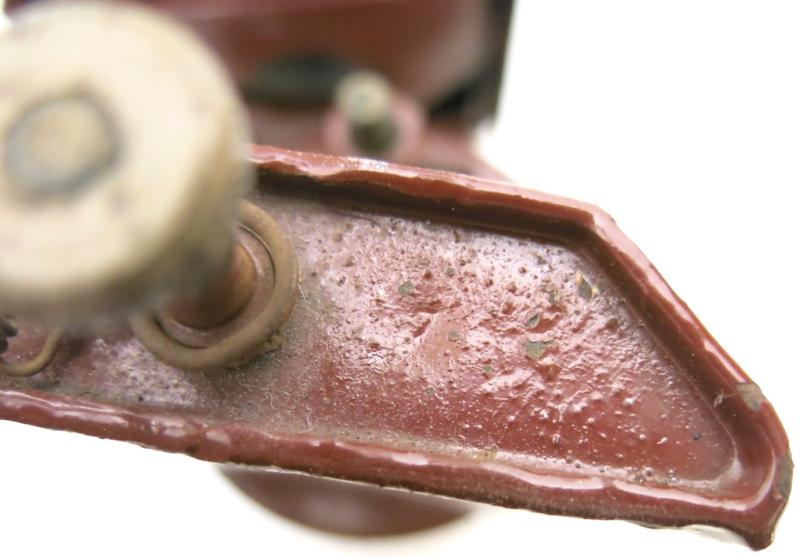 German Wehrmacht Karbid Lamp Einheitslaterne Stahl Last Ditch In Red Primer Complete Set ltf.