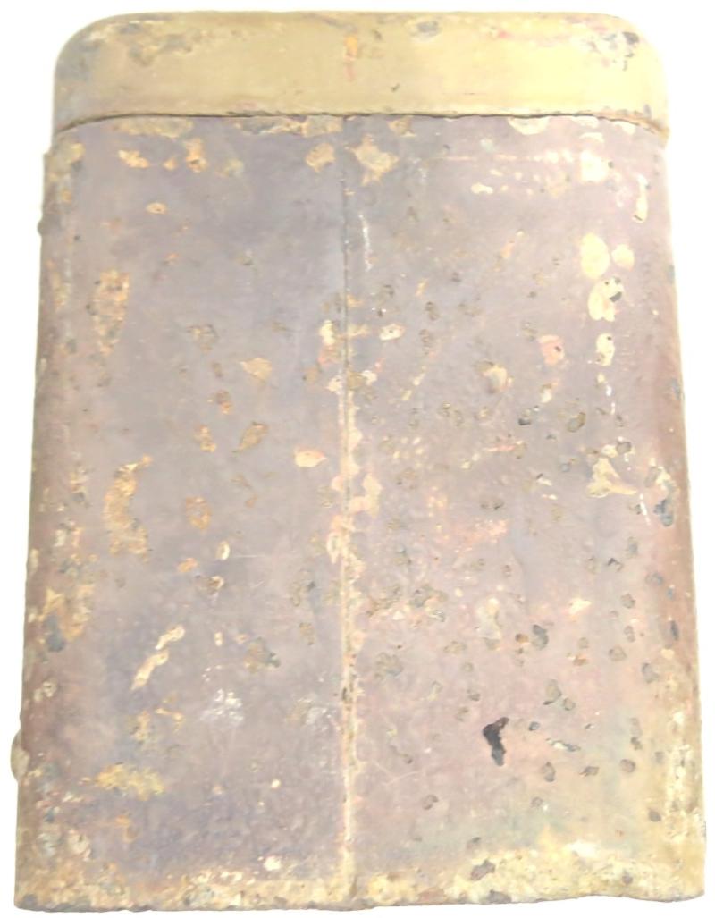 German Wehrmacht Deutsches Afrika Korps DAK 3 S.Mi.35 Schrapnellmine 35 Transport Box Case, Tropical In Sand Colour And Battle Damage.