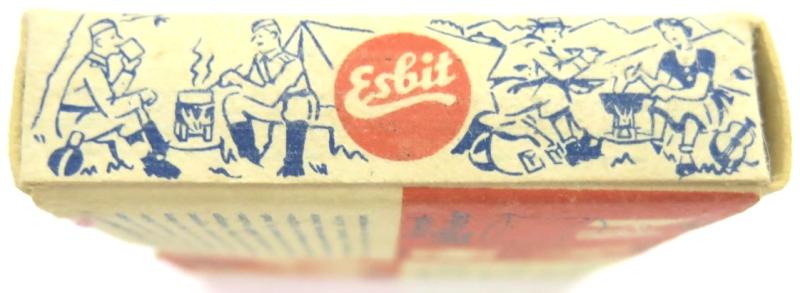 German Wehrmacht Esbit Kocher Mod. 9 Fuel Tablets Box Variation 7.