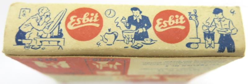 German Wehrmacht Esbit Kocher Mod. 9 Fuel Tablets Box Variation 7.