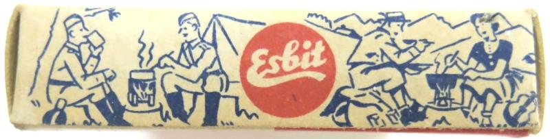 German Wehrmacht Esbit Kocher Mod. 9 Fuel Tablets Box Variation 8.