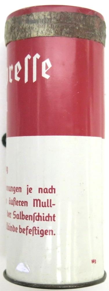 German Wehrmacht Medical Brandkompresse Wehrkreissanitätspark IV, (Dresden), Sealed.