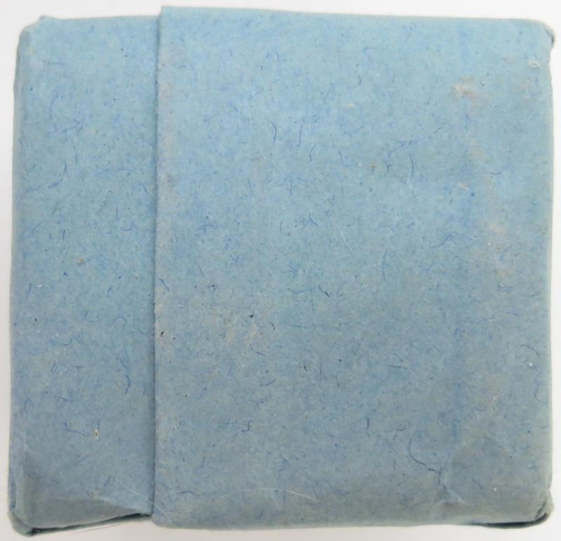 German Wehrmacht Medical 100 g entfettete Watte Wehrkreissanitätspark VI, (Münster, Osnabrück), April. 1944, Mint Unused.