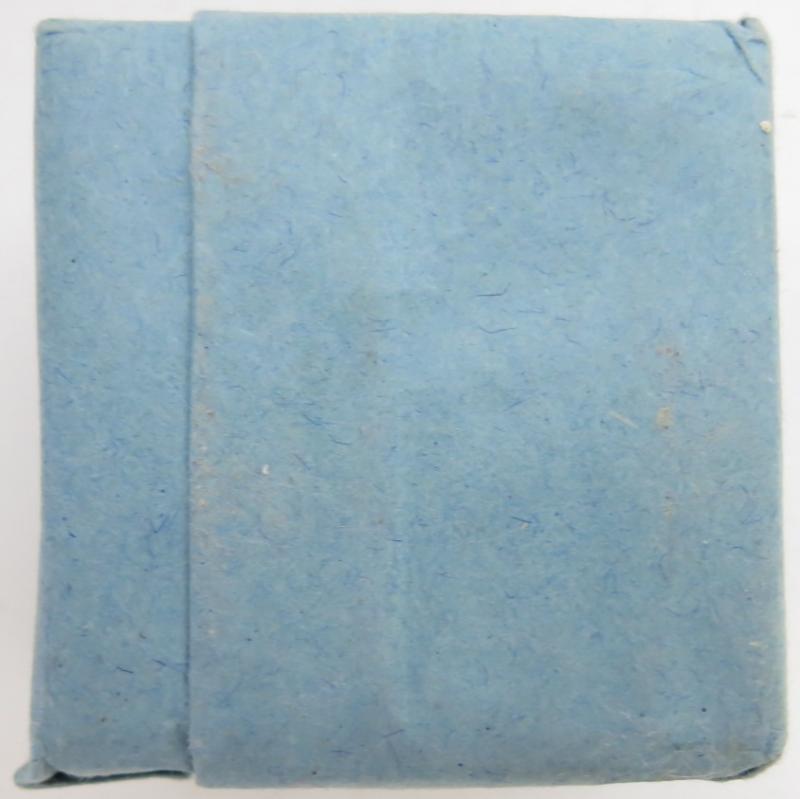 German Wehrmacht Medical 100 g entfettete Watte Wehrkreissanitätspark VI, (Münster, Osnabrück), April. 1944, Mint Unused.