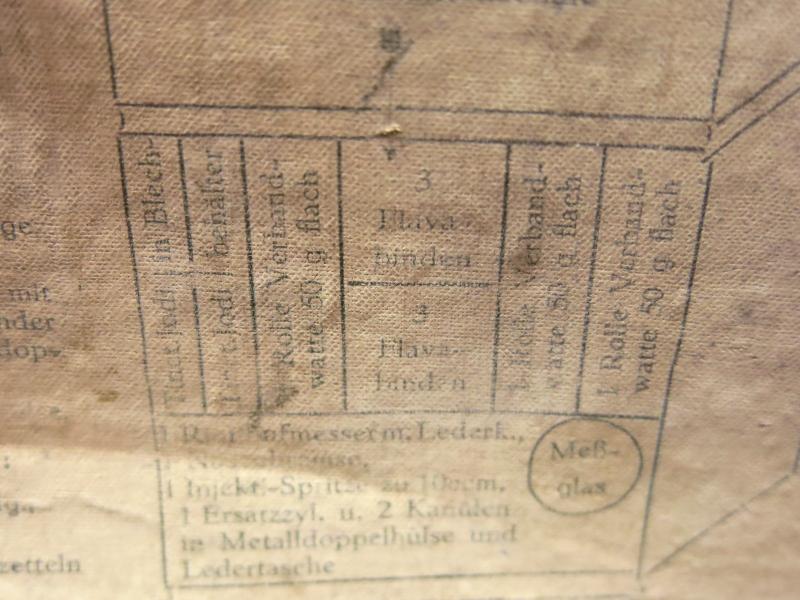 German Wehrmacht 3 Stück Flava-Binden H. Hauptner Belonging To The Veterinär Satteltasche 29.
