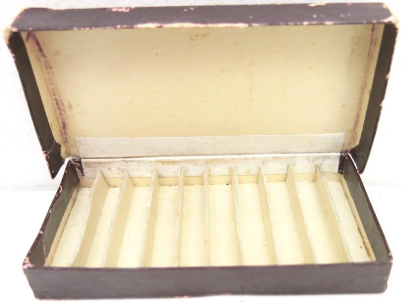 German Wehrmacht 10 Ampullen Jod Hauptveterinärpark - Berlin Empty Cardboard Box Belonging To The Veterinär Satteltasche 29.