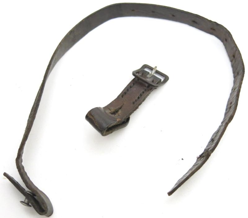 German Wehrmacht Helmet Chinstrap Wilhelm Eilers Bielefeld 1940 In Nice Used Condition.