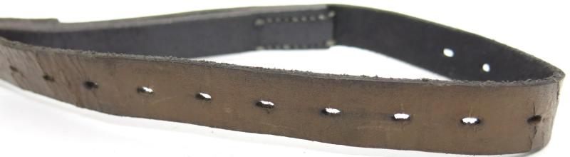 German Wehrmacht Fast Release Utility Strap 57 x 1,8 cms 17 Holes JOSEF GOERTZ LEDERWARENFABRIK LINNICH 1940 Nearly Mint.