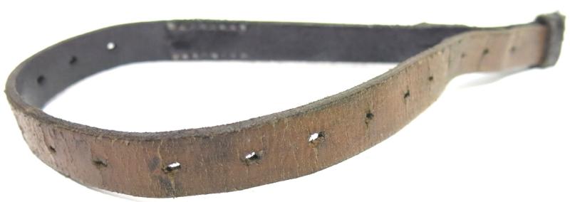 German Wehrmacht Fast Release Utility Strap 57 x 1,8 cms 17 Holes TIWO HEIDELBERG 1942 Nearly Mint.