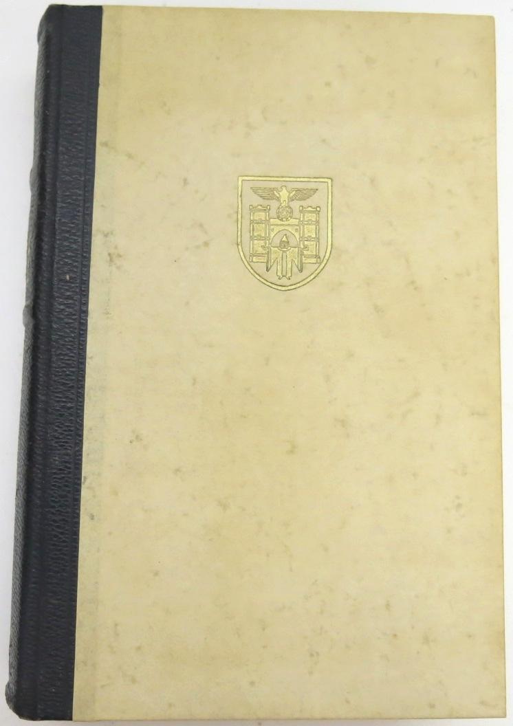 Mein Kampf Book Hochzeitsausgabe Kriegsausgabe Wedding War Edition 1941 With The München Gold Shield On The Cover, Mint, Unused.