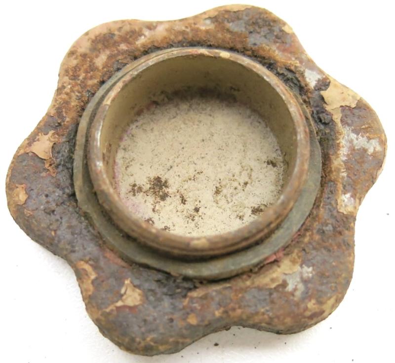 German Wehrmacht T. Mi. 42 Tellermine 42 Fuze Plug In Sand Colour Complete With Washer.