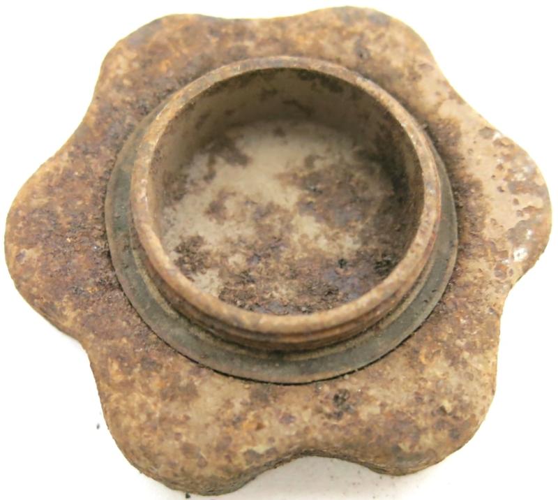 German Wehrmacht T. Mi. 42 Tellermine 42 Fuze Plug In Sand Colour Complete With Washer.