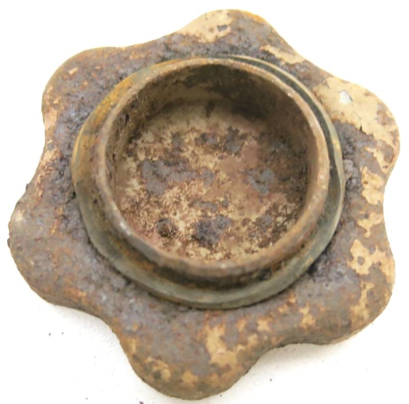 German Wehrmacht T. Mi. 42 Tellermine 42 Fuze Plug In Sand Colour Complete With Washer.