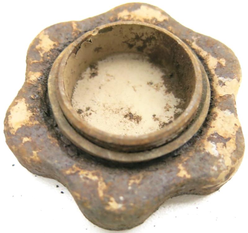 German Wehrmacht T. Mi. 42 Tellermine 42 Fuze Plug In Sand Colour Complete With Washer.