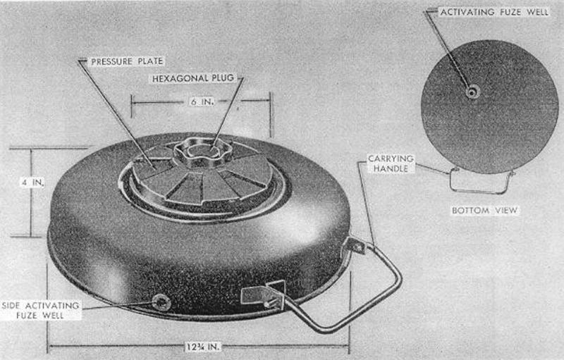 German Wehrmacht T. Mi. 42 Tellermine 42 Fuze Plug In Sand Colour, Missing Washer.