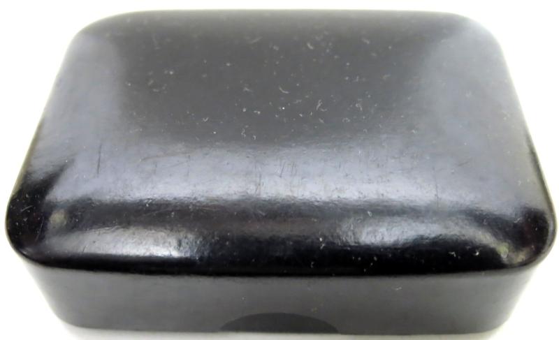German Black Bakelite Seife Box Soap Box