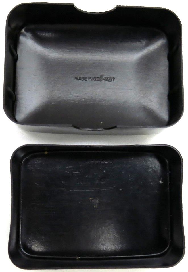 German Black Bakelite Seife Box Soap Box