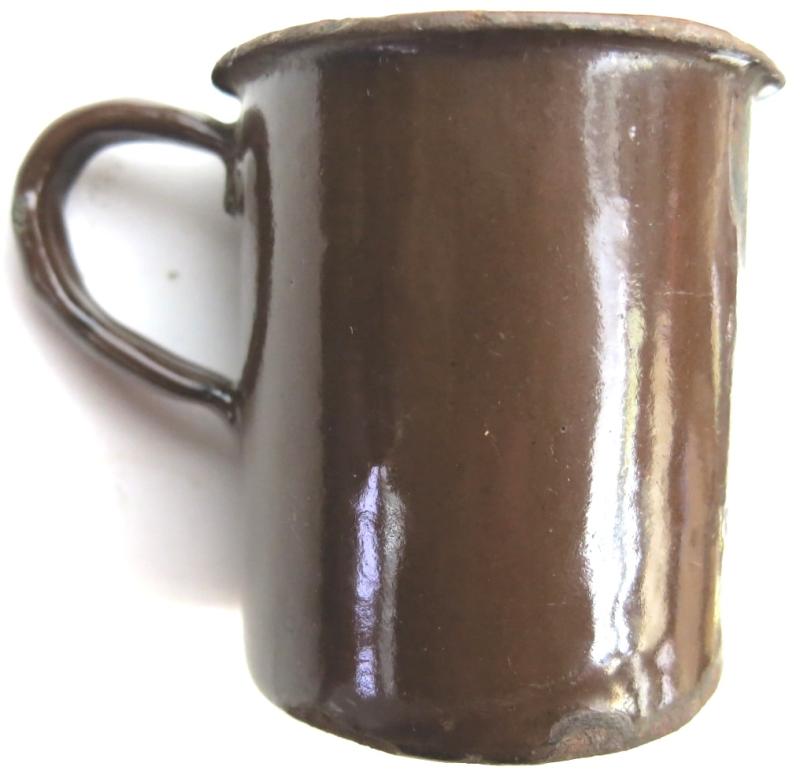 German Post War Coffee Mug Made From A M43 Stickgrenade Can.