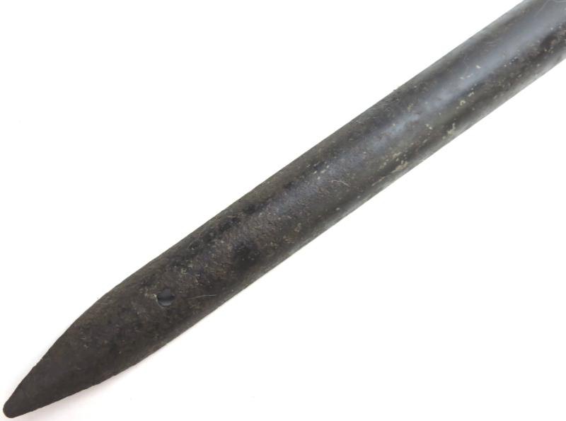 German Wehrmacht Big Steel Peg Or Stake For Big Tents Or Camouflage Nettings, GK & F 43, Rare.
