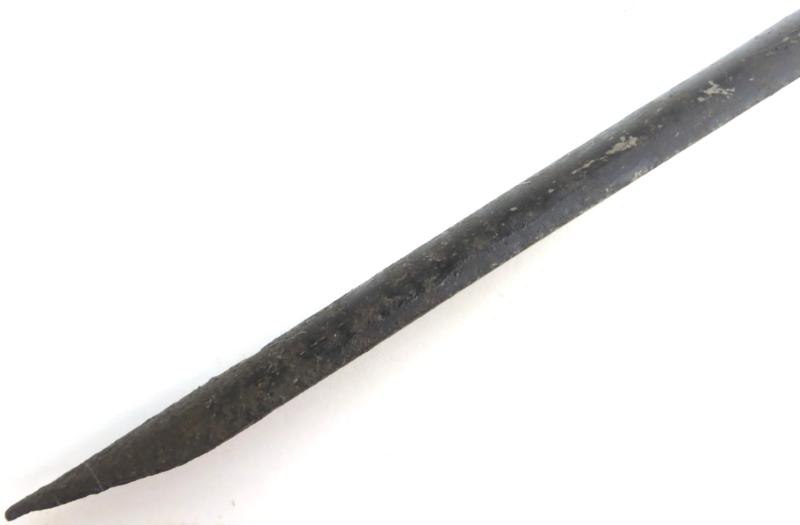 German Wehrmacht Big Steel Peg Or Stake For Big Tents Or Camouflage Nettings, GK & F 43, Rare.