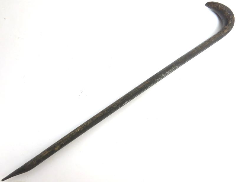 German Wehrmacht Big Steel Peg Or Stake For Big Tents Or Camouflage Nettings, GK & F 4?, Rare.