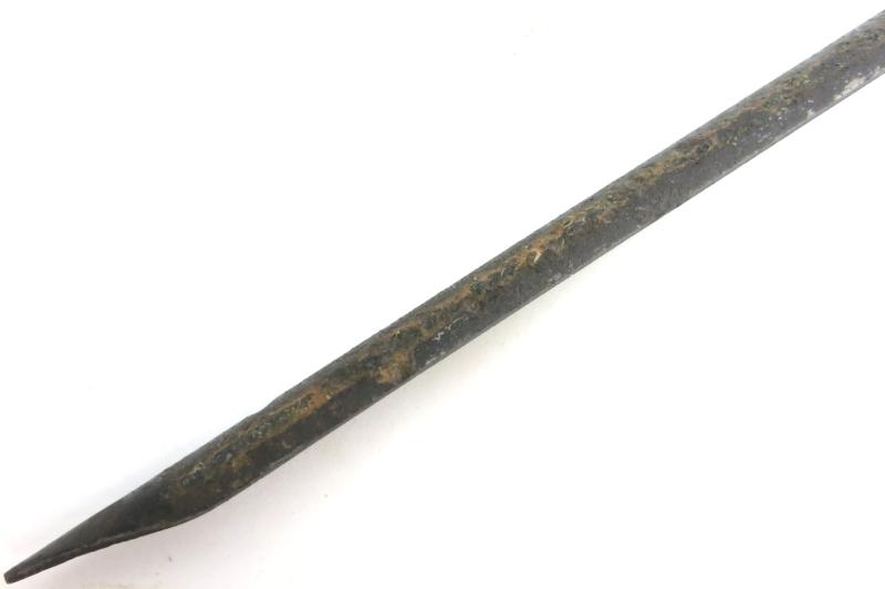 German Wehrmacht Big Steel Peg Or Stake For Big Tents Or Camouflage Nettings, GK & F 4?, Rare.