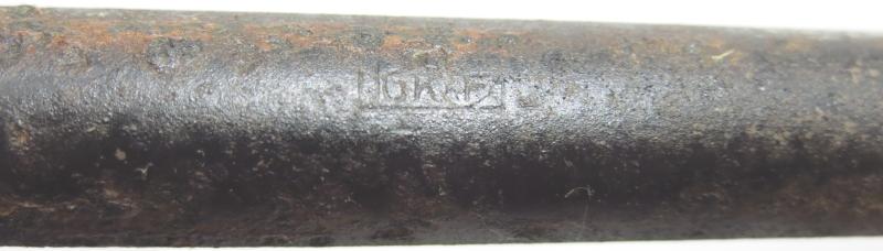 German Wehrmacht Big Steel Peg Or Stake For Big Tents Or Camouflage Nettings, GK & F 4?, Rare.