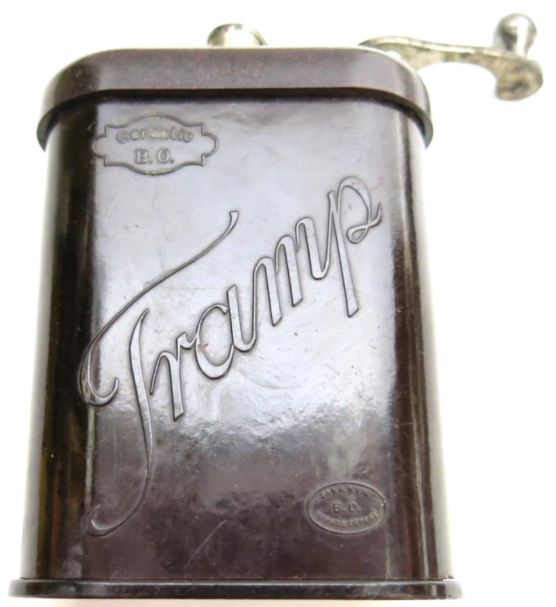 German Wehrmacht Reddish Bakelite Coffee Grinder Mint Condition Double BO Garantie Stamp, Sand Mixed Bakelite.