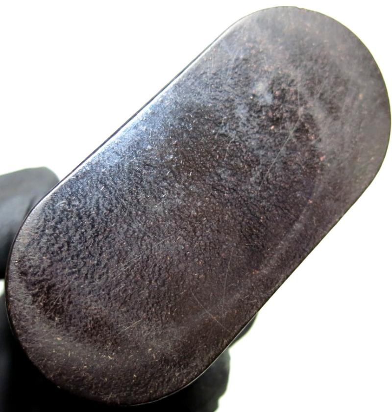 German Wehrmacht Reddish Bakelite Coffee Grinder Mint Condition Double BO Garantie Stamp, Sand Mixed Bakelite.