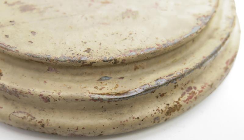 German Wehrmacht T. Mi. Pilz 43 Tellermine Pilz 43 Pressure Plate With Original Sand Colour btc 43, Barn Find, Inert.