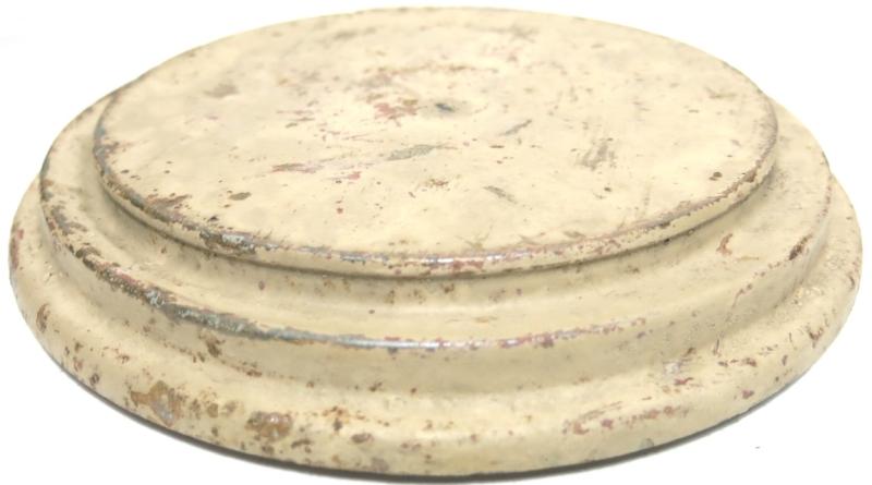 German Wehrmacht T. Mi. Pilz 43 Tellermine Pilz 43 Pressure Plate With Original Sand Colour btc 43, Barn Find, Inert.