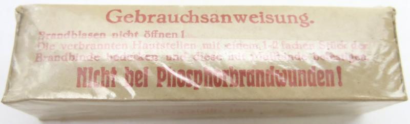 German Deutsches Rotes Kreuz D. R. K. And Luftschutz Hausapotheke And Verbandkasten Brandbinde Bruno Bittermann Berlin 1943.