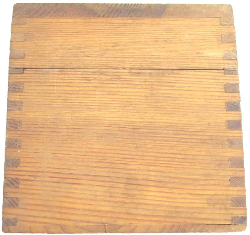 German Wehrmacht Einheitstablettenkasten Pill Box, Empty, But Complete With Rack And Label.