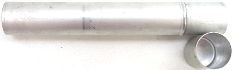 German Wehrmacht Sanitär Aluminium Tablettenröhrchen Medical Pills Tube Codein. Phosphoric. 0,03 g, Empty.