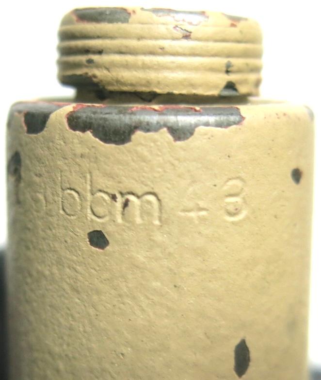 German Wehrmacht T.Mi.Z.42 Tellermine Zünder 42 Fuze bbm 1943 In Sand Colour Near Mint From Box, Inert.
