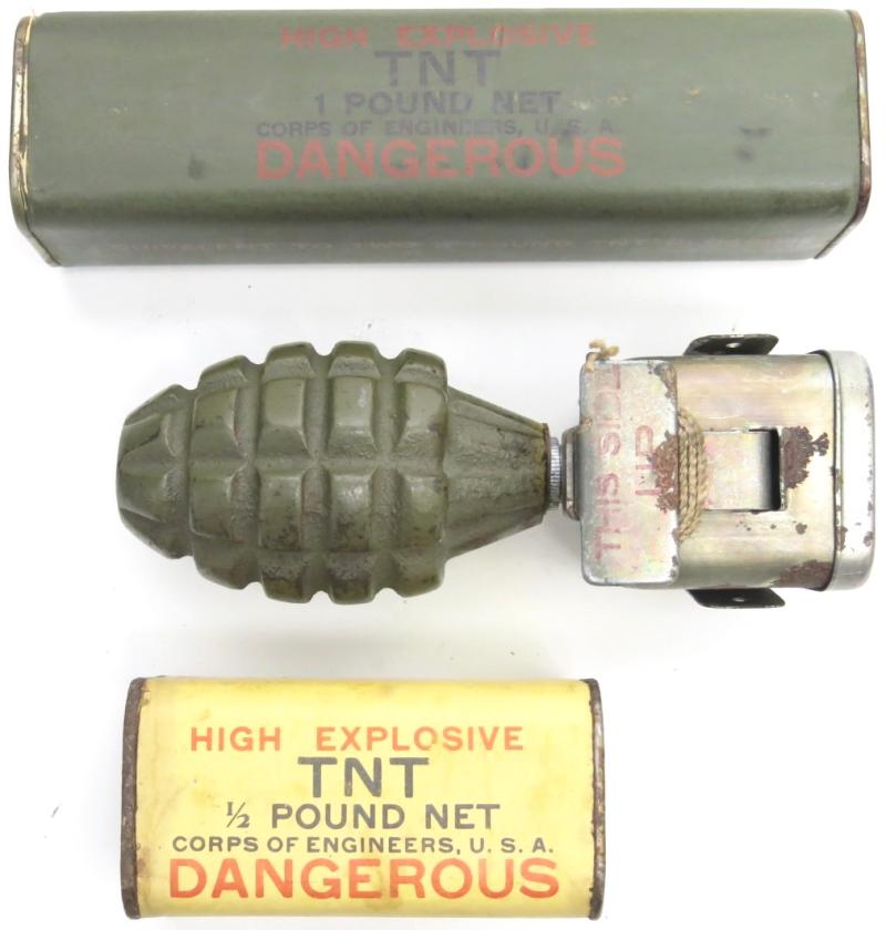 USA WWII Release Type Firing Device M1 Mint From Box 1944, Inert.