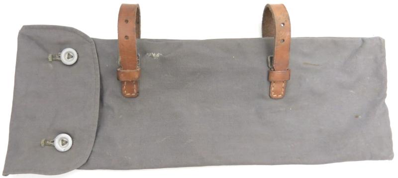 German Wehrmacht Zeltbahn 31 Zeltzubehörtasche Tent Accessory Pouch/Bag In A Nice Luftwaffe Blue Canvas.
