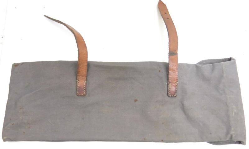 German Wehrmacht Zeltbahn 31 Zeltzubehörtasche Tent Accessory Pouch/Bag In A Nice Luftwaffe Blue Canvas.