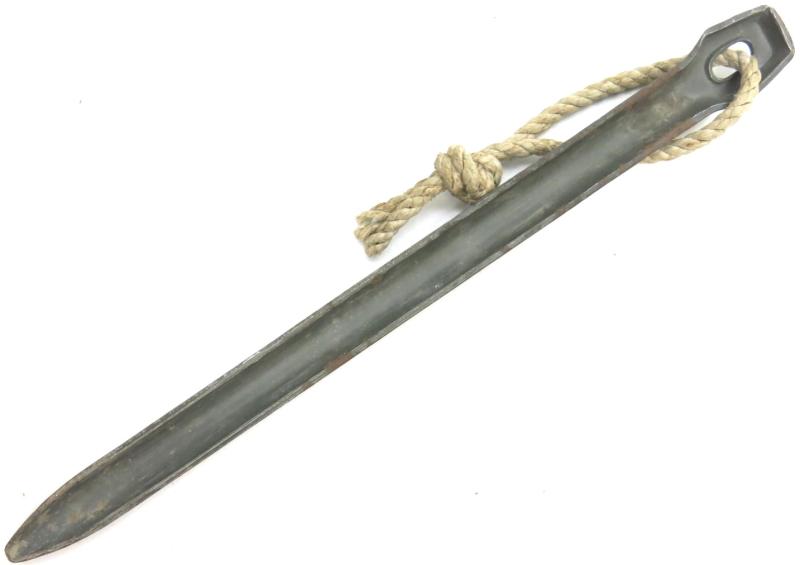German Wehrmacht Zeltbahn 31 Zeltpflöcke 29 Tent Peg/Stake Steel Model GK & F 43.