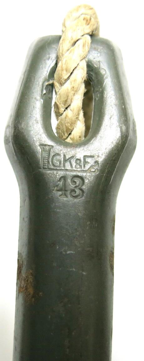 German Wehrmacht Zeltbahn 31 Zeltpflöcke 29 Tent Peg/Stake Steel Model GK & F 43.